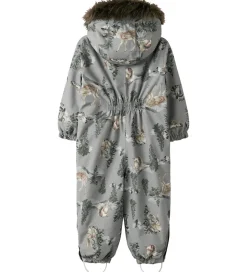Name It Flyverdragt - NmnSnow10 - Ultimate Grey/Woodland