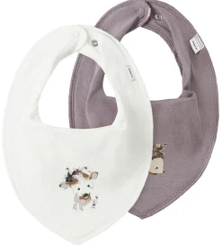 Name It Hagesmække - 2-pak - NbfYvette - Toadstool/Cloud Dancer/