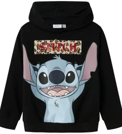 Name It Hættetrøje - NkfJixiri - Stitch - Sort