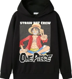 Name it Hættetrøje - NkmDyn OnePiece - Sort
