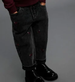 Name It Jeans - Noos - Mom - NmfBella - Medium Grey Denim/Flower