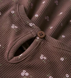 Name It Kjole - Rib - NbfSoho - Peppercorn