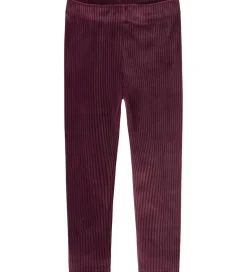Name It Leggings - Velour - NmfVeloa - Burgundy