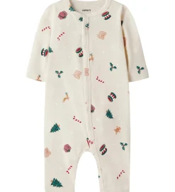 Name It Natdragt - NbnVismas - Whitecap Gray/Xmas AOP