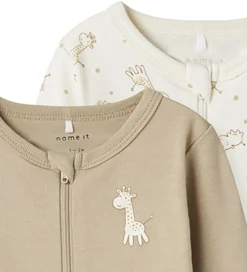 Name It Natdragt - Noos - 2-pak - NbnNightsuit - Jet Stream