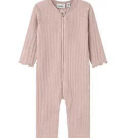 Name It Natdragt - Uld/Silke - Rib - NbfWossa - Shadow Gray