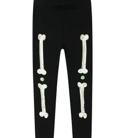 Name It Nattøj - 2-delt - Glow - NmnOwen - Sort/Lemonade