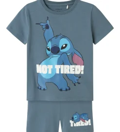 Name It Nattøj - 2-delt - NmmArush - Stitch - Blue Mirage