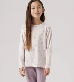 Name It Nattøj - 2-Delt - Noos - NkfNightset - Barely Pink/Bows