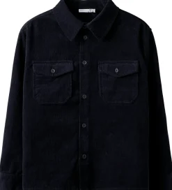 Name It Overshirt - NkmRocking - Fløjl - Navy Blazer