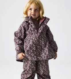 Name It Regntøj m. Seler - NmfDry10 - Fig m. Blomster