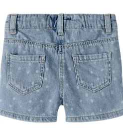 Name It Shorts - NmfRose - Light Blue Denim/Dots