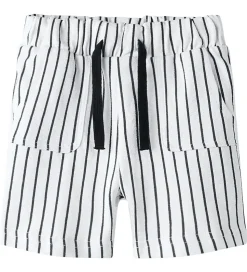 Name It Shorts - NmmJakob - Striped - Bright white