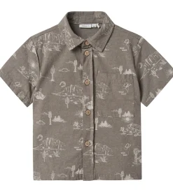 Name It Skjorte - Nmmhestern - Walnut