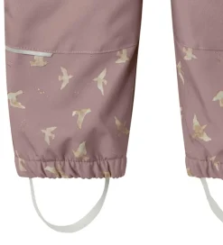 Name It Softshellbukser m. Fleece/Seler - NmfAlfa08 - Woodrose/B