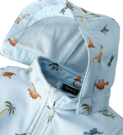 Name It Softshelldragt m. Fleece - NbmAlfa08 - Skyway/Mini Dino