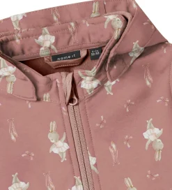 Name It Softshelldragt m. Fleece - NbnAlfa08 - Woodrose/BUNNY