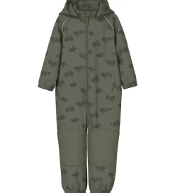 Name It Softshelldragt m. Fleece - Noos - NmmAlfa08 - Dusty Oliv