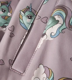 Name It Softshelldragt m. Fleece - Noos - NmfAlfa08 - Purple Dov