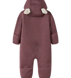 Name It Softshelldragt m. Fleece - NbnMada08 - Rose Brown m. Øre
