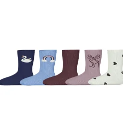 Name It Strømper - NmfVinni - 5-pak - Beacon Blue