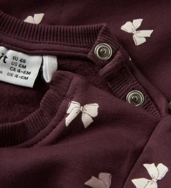 Name It Sweatshirt - NbfVimone - Burgundy/Bow