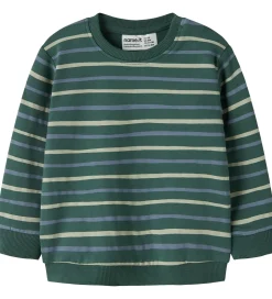 Name It Sweatshirt - NbmVimmer - Bistro Green/Stripes