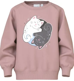 Name It Sweatshirt - NmfVenus - Keepsake Lilac/Yin Yang Cat