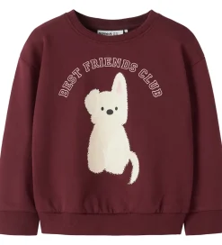 Name It Sweatshirt - NmfViloui - Burgundy/ Best Friend Club