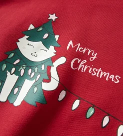 Name It Sweatshirt - NmfVismas - Jester Red/Xmas Cat