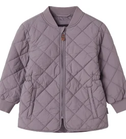 Name It Termojakke - NmfMarlin - Quilt - Gray Ridge