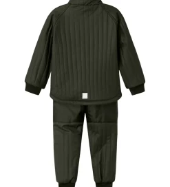 Name It Termotøj m. Fleece - PU - NmmMud - Rosin