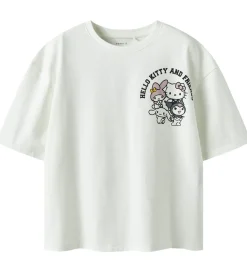 Name It T-shirt - NkfOda - Hello Kitty - Cloud Dancer