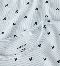 Name It T-shirt - Rib - NkfKarlia - Xenon Blue