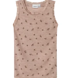 Name It Undertrøje - Uld - Hulmønster - NmfWang - Shadow Gray/Sm