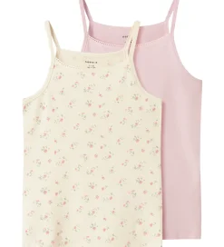 Name It Undertrøjer - Noos - NkfStrap - 2-pak - Turtledove/Lilac