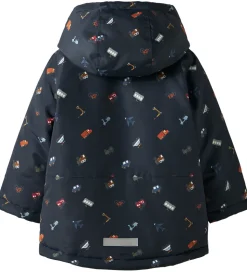 Name It Vinterjakke - NmmMax - Dark Sapphire/TRANSPORT