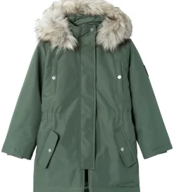 Name It Vinterjakke - NOOS - NkfMilla Parka - Agave Green