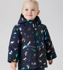 Name It Vinterjakke - Noos - NmfMaxi - Dark Sapphire/Unicorn