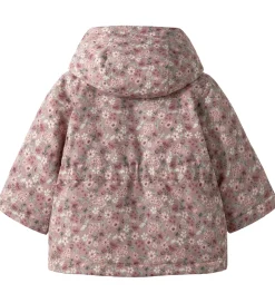 Name Vinterjakke - NbfMaxi - Woodrose/FLOWER