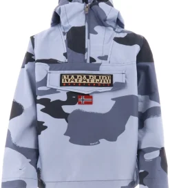 Napapijri Sommerjakke - Rainforest Anorak - Blue Camouflage