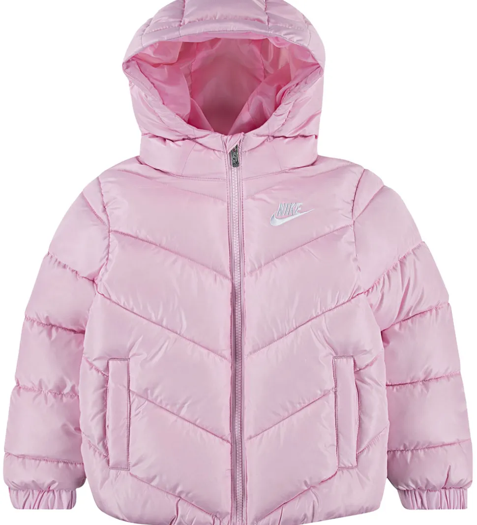 Nike Dynejakke - Puffer - Pink Foam