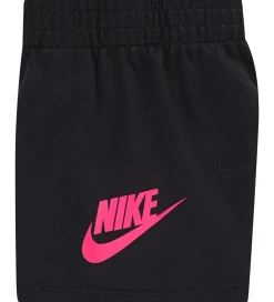 Nike Shortssæt - T-shirt/Shorts - Hyper Pink/Black