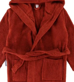 Nørgaard Madsens Badekåbe - 8 år - Dusty Rød