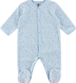 Petit Bateau Natdragt - 2-pak - Blå m. Stjerner/Striber