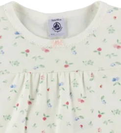 Petit Bateau Nattøj - 2-Delt - Marshmallow/Multicolor