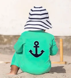 Petit Crabe Badeheldragt - Lou - UV50+ - Parrot m. Anker