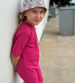 Petit Crabe Badeheldragt - Noe - UV50+ - Mulberry m. Kanin