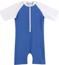 Petit Crabe Badeheldragt - Multicolor - UV50+ - Sapphire/White