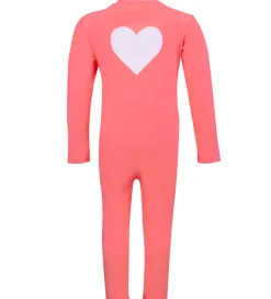 Petit Crabe Badeheldragt - Lou - UV50+ - Tropicana m. Hjerte